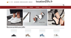 Desktop Screenshot of location25fc.fr